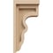 Ekena Millwork 4"W x 4"D x 8"H Wide Highland Rough Cedar Woodgrain TimberThane Corbel, Primed Tan CORUR04X04X08HLDRCPR - alternate 5